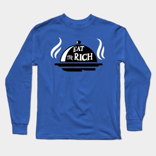 eat the rich bbq Long Sleeve T-Shirt